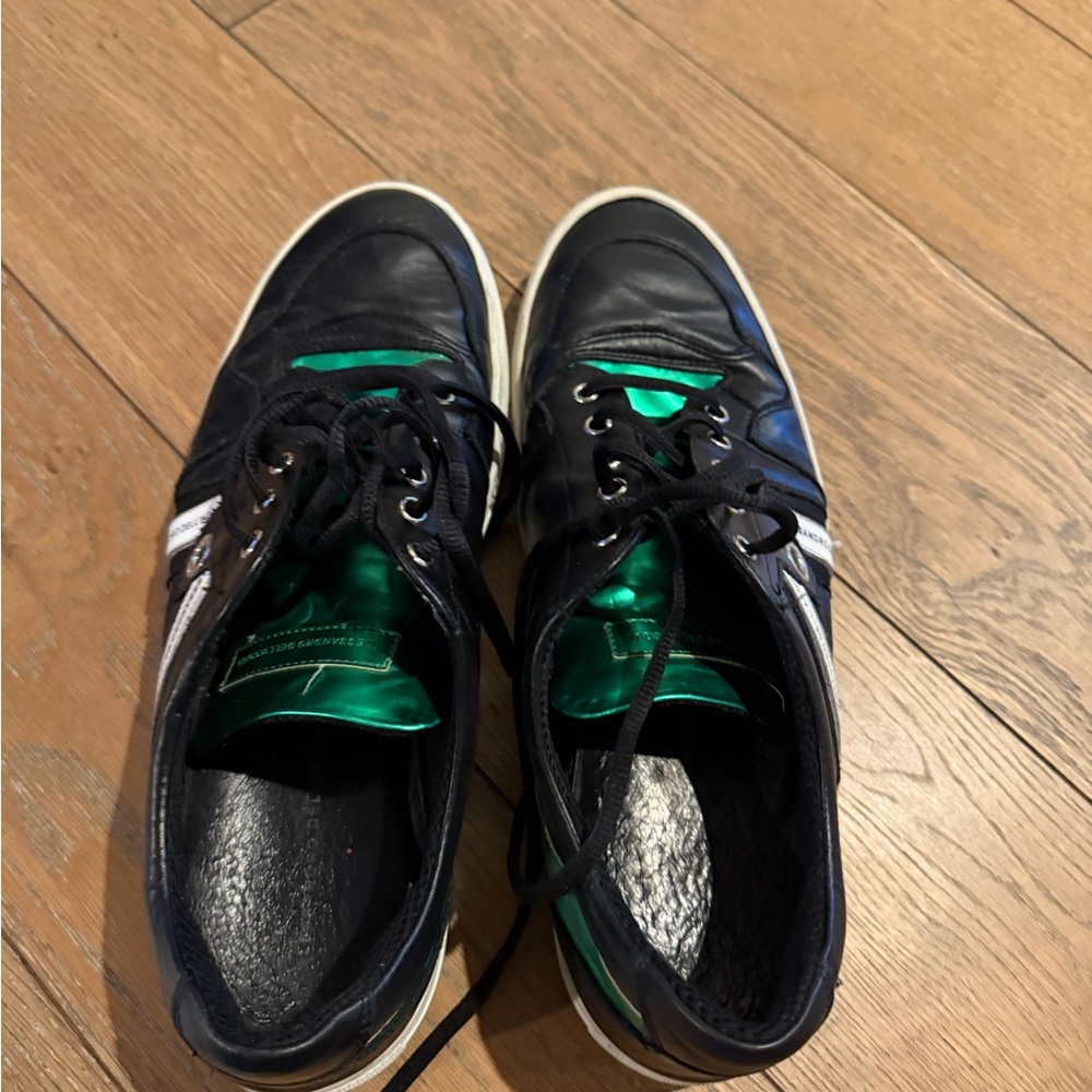 Black and Green Sneakers